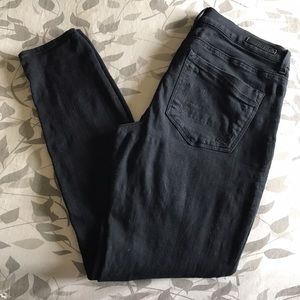Express Black Mia Mid-Rise Skinny Jeans