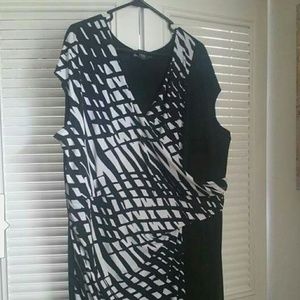 Black and white dress