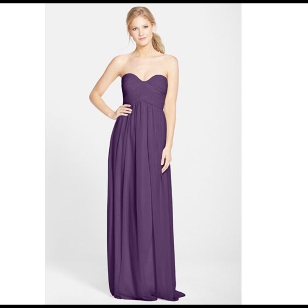 Purple size 6 formal gown