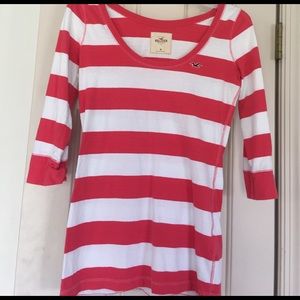 Hollister half sleeve top