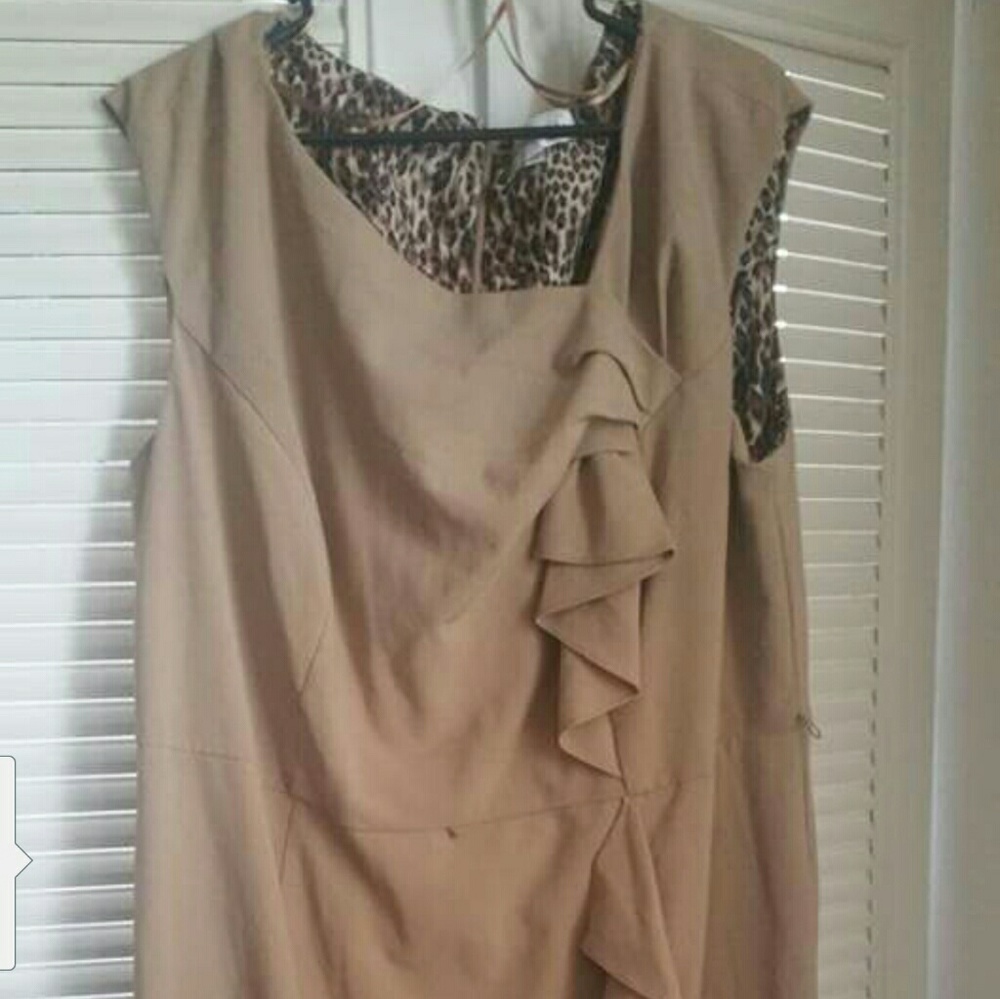 Tan Dress
