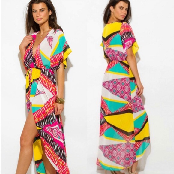 Boutique Dresses Beach Cover Up Maxi Dress Poshmark