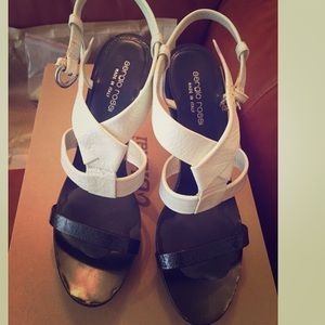 Sergio Rossi wedge platform heels