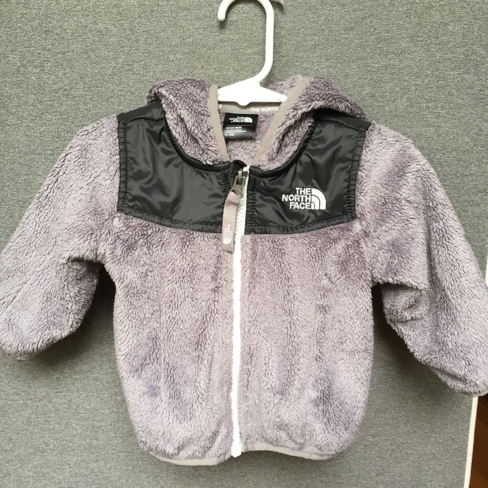 North Face "Oso" infant fleece hoodie. 6-12 months