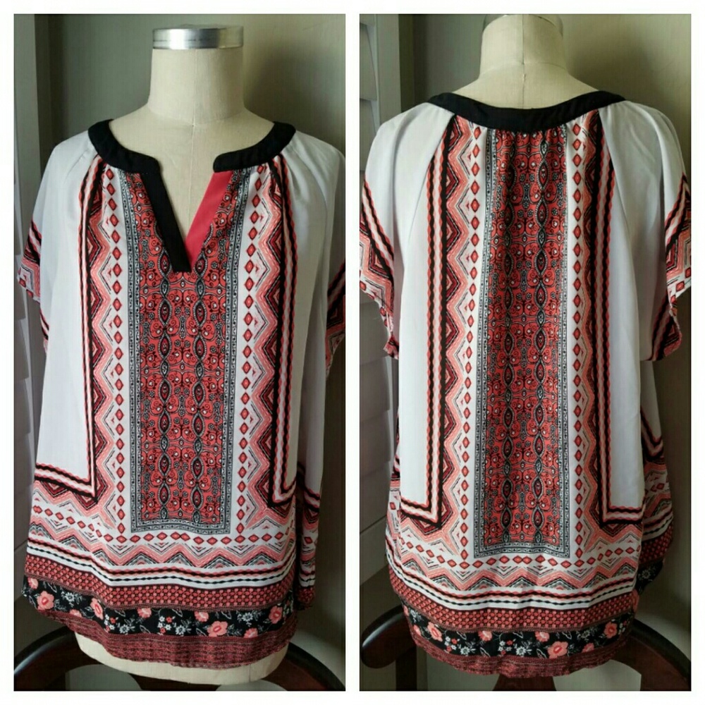 Gorgeous Batik Style Blouse