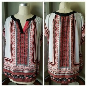 Gorgeous Batik Style Blouse