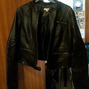 Bongo leather biker jacket