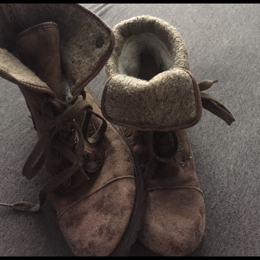 Roxy brown winter boots