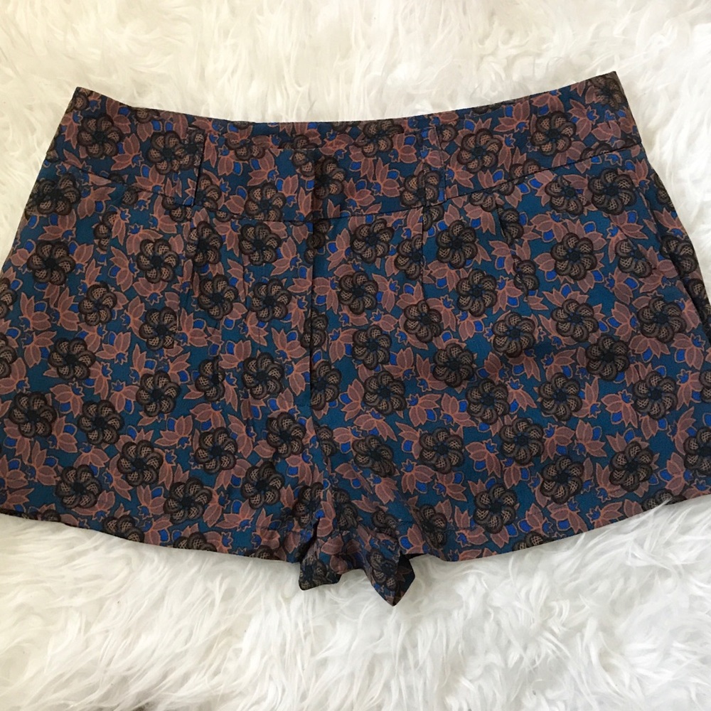 Floral Pattern Shorts
