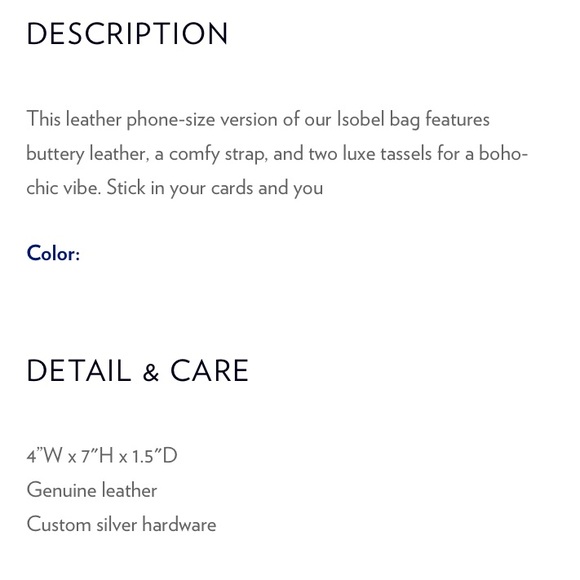 Rebecca Minkoff Bags - Rebecca Minkoff Isobel Phone Crossbody in Blue Rebecca Minkoff Bags - Rebecca Minkoff Isobel Phone Crossbody in Blue