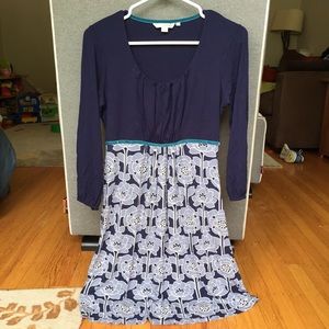 Boden long-sleeve maternity dress. Size 8.