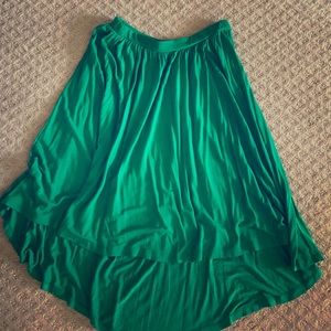 XS Mossimo Kelly green skirt