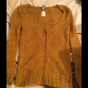 Mustard Amelia's Scoop Cardigan