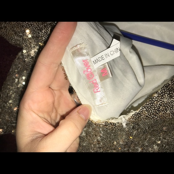 Red Clover Sequin Dress - Picture 4 of 4