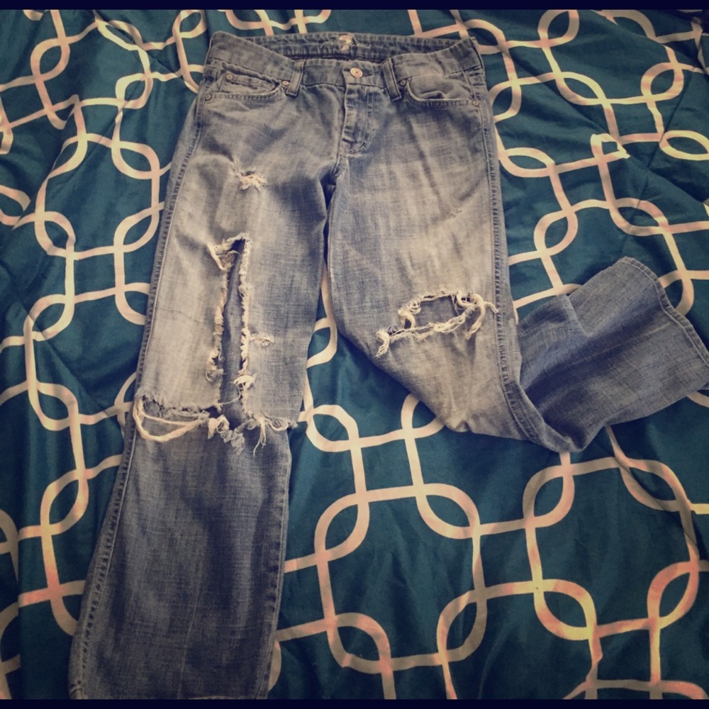 7 for all mankind denim Capri
