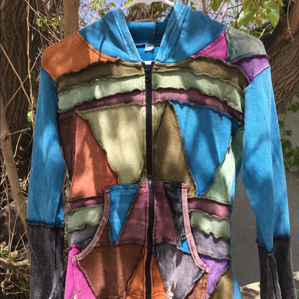 Patchwork Design Jacket