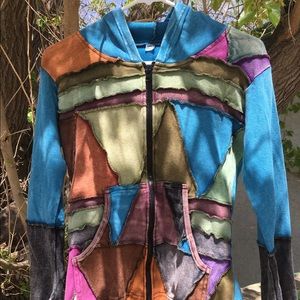 Patchwork Design Jacket