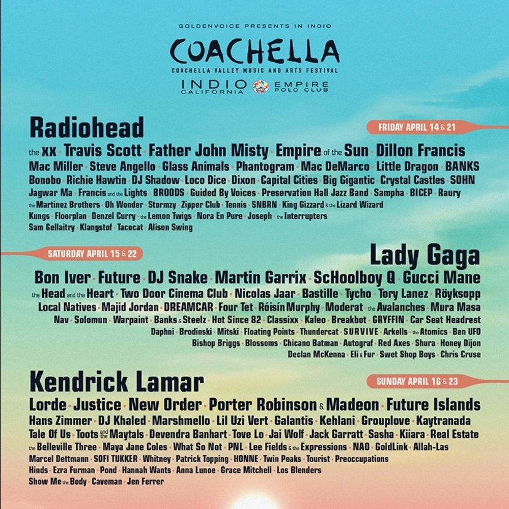 Weekend 2 Coachella ticket