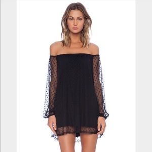 For Love and Lemons off the shoulder dress, small