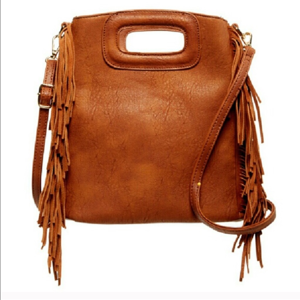 CLEARANCE Honora suede fringe crossbody