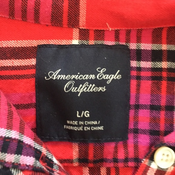 American Eagle Flannel Button Down - Picture 2 of 4