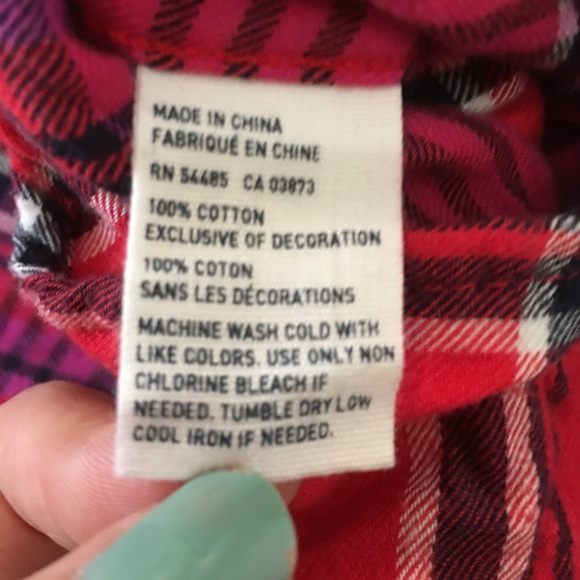 American Eagle Flannel Button Down - Picture 3 of 4