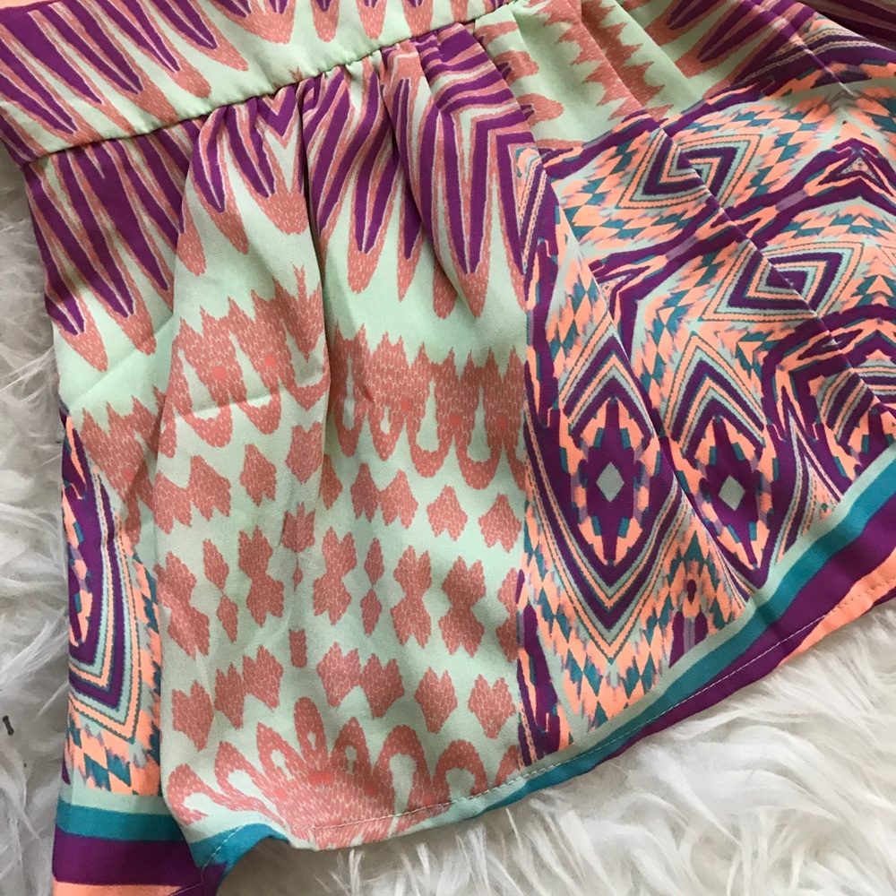Summer Multi Color Blouse - Picture 3 of 5