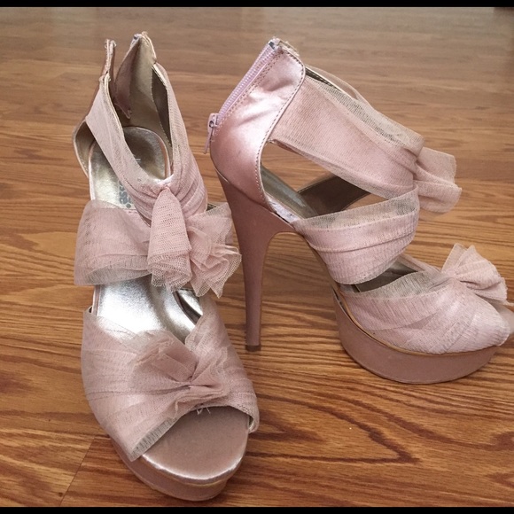 Charlotte Russe Shoes - PRETTY TUTU light pink High Heels ❤️💕
