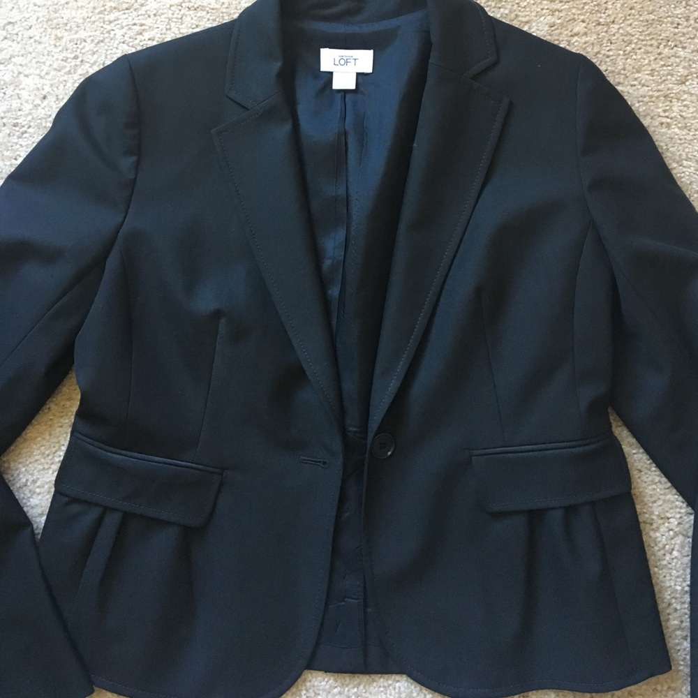 LOFT Black Blazer, Size 10