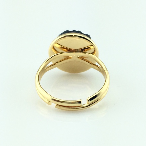 3 for 15🎀Faux Druzy gold rings - Picture 6 of 6