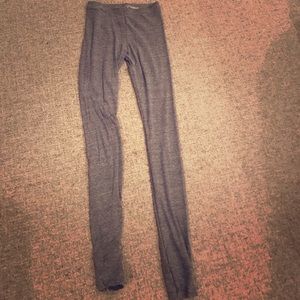 American Apparel grey leggings.