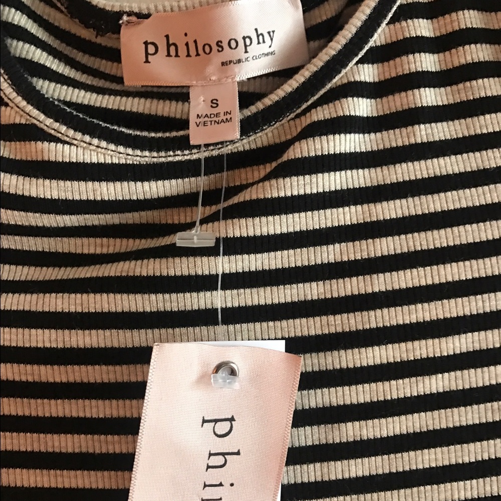 SOLD Philosophy trendy long sleeve shirt - Picture 2 of 2