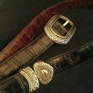 Reversable leather belt ( Brighton)  ☺  M/L 32