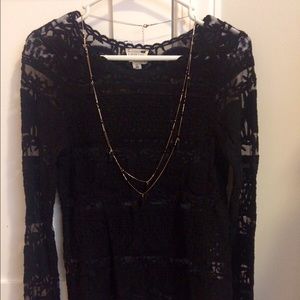 Pacsun LA Hearts lace shirt