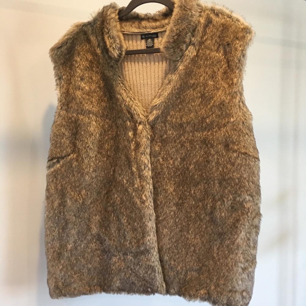 Tan Fur Vest