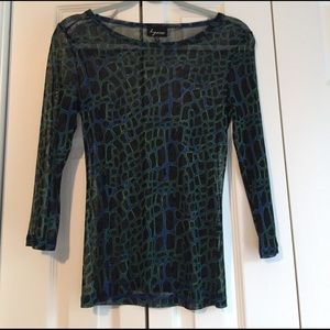 🌺FINAL PRICE🌺 Shear top by Lynn Ritchie, size s