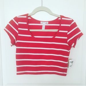 Striped Crop Top *NWT*