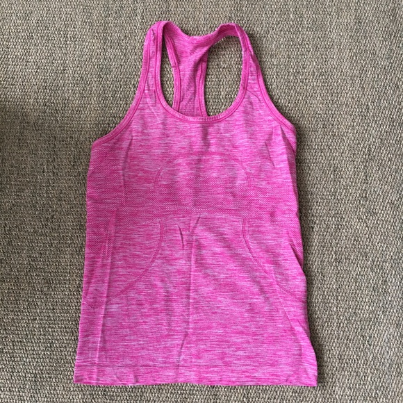 lululemon athletica Tops - lululemon Swiftly Tech Heathered Pink Tank 6