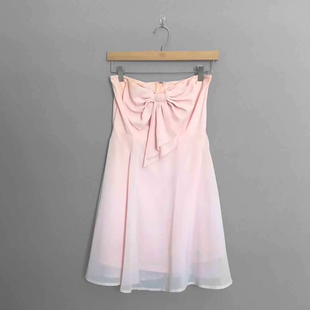 Strapless Pink Dress