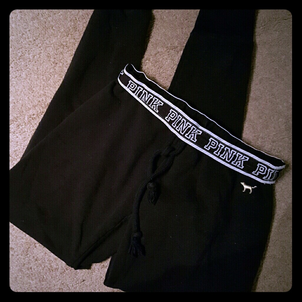 Soft warm and cozy Pink by Victoria Secret joggers