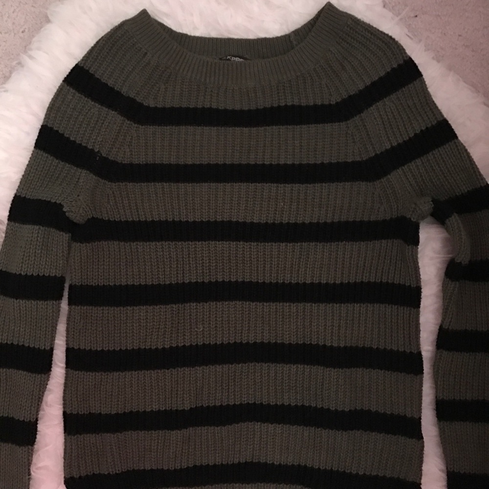Striped Express sweater