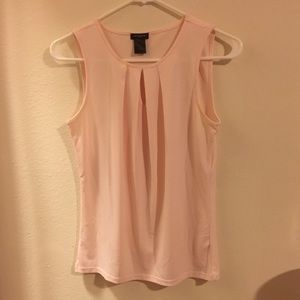 NWOT Blush pink silky work tank