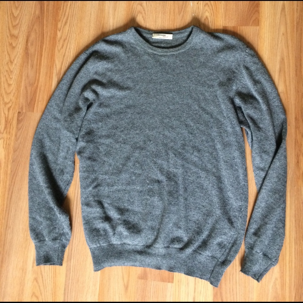 Grey cashmere blend sweater