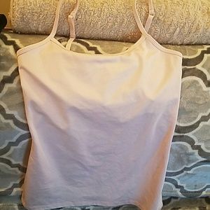 Pink tank with built in