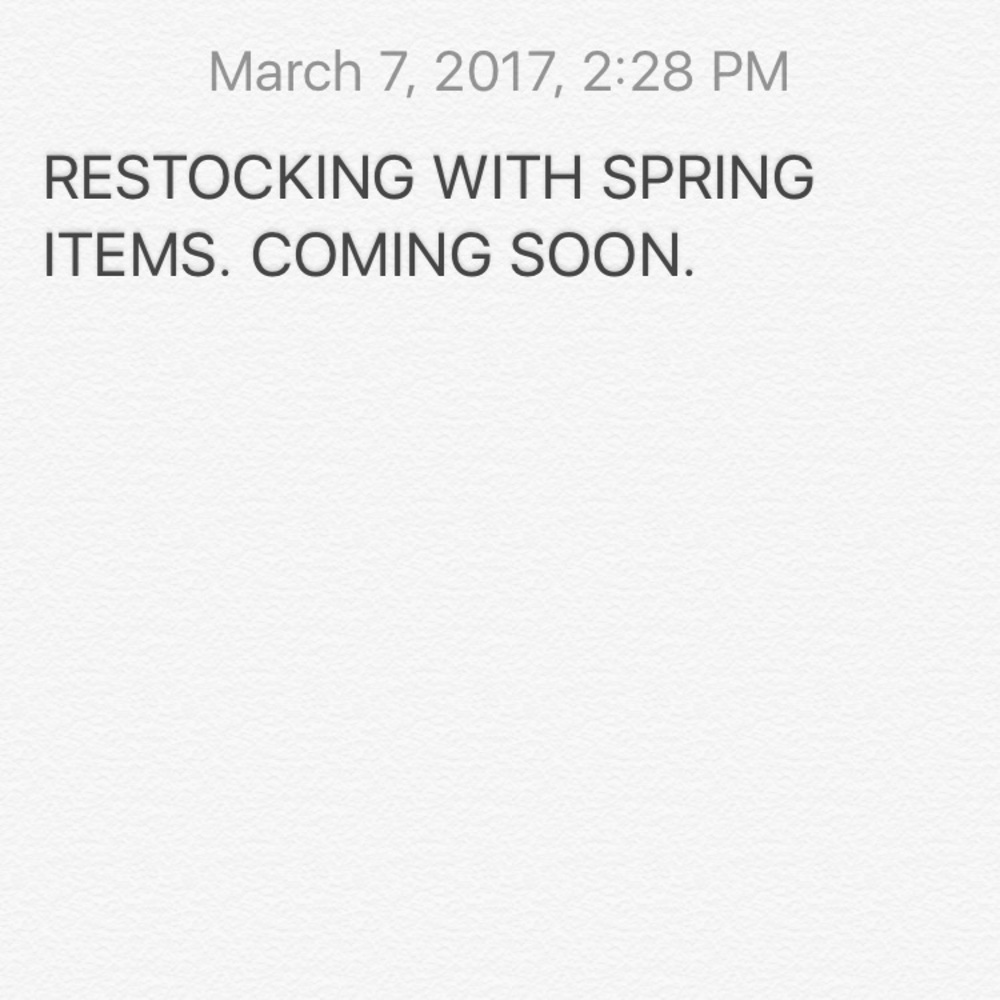 new items