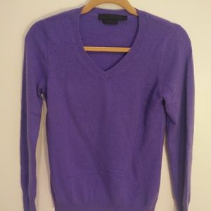 Purple cashmere sweater
