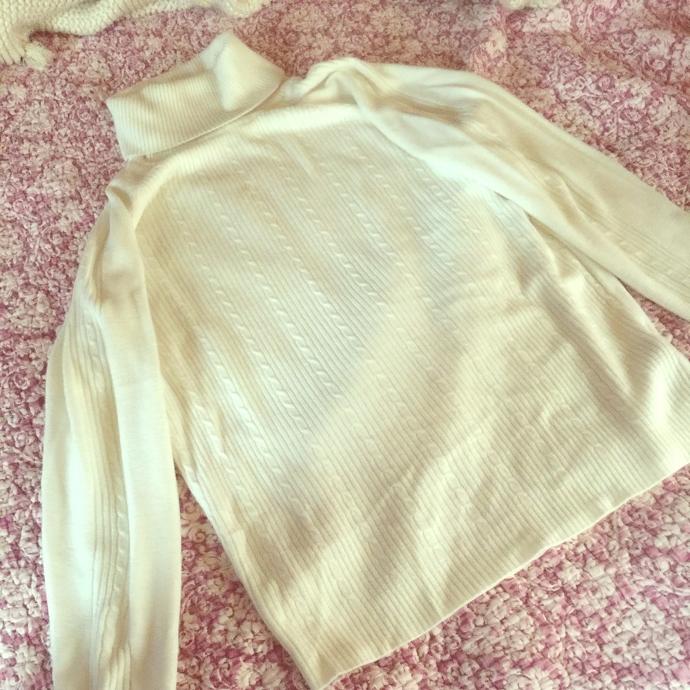 Very soft textured turtleneck sweater