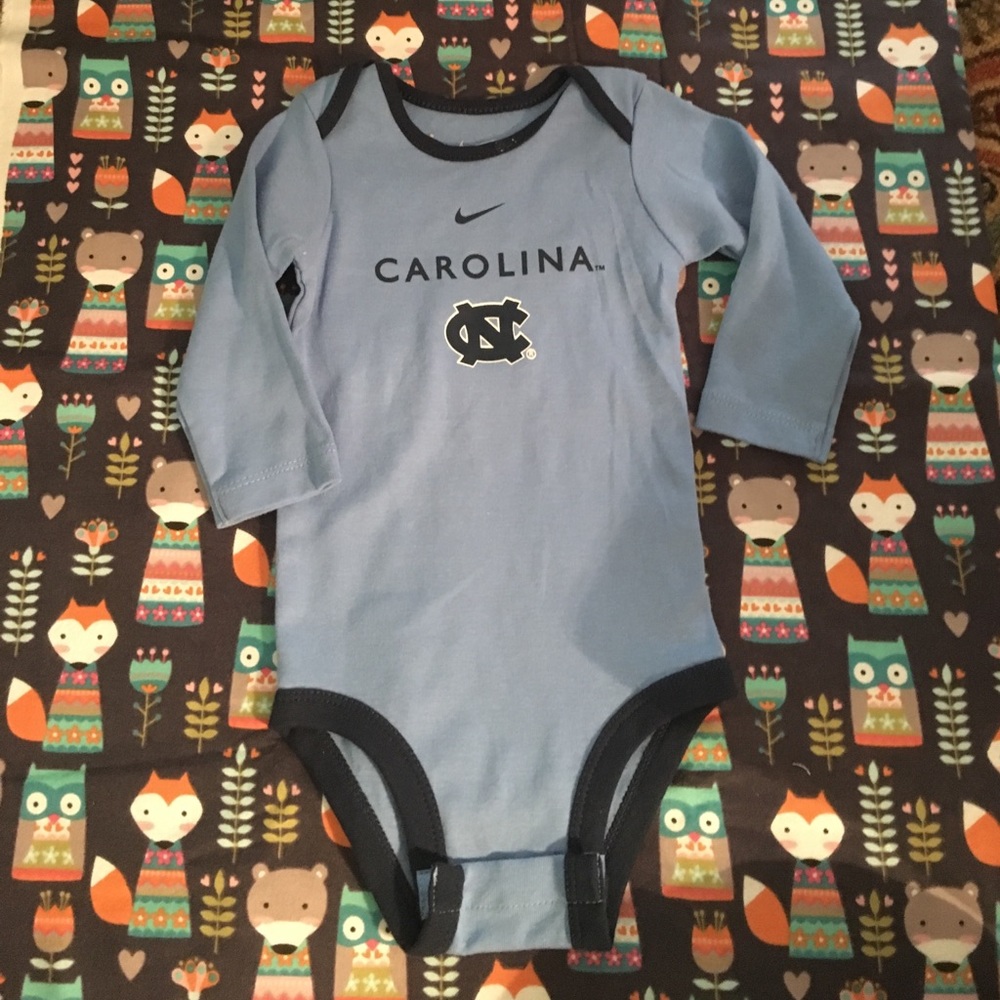 Nike North Carolina Blue Onesie