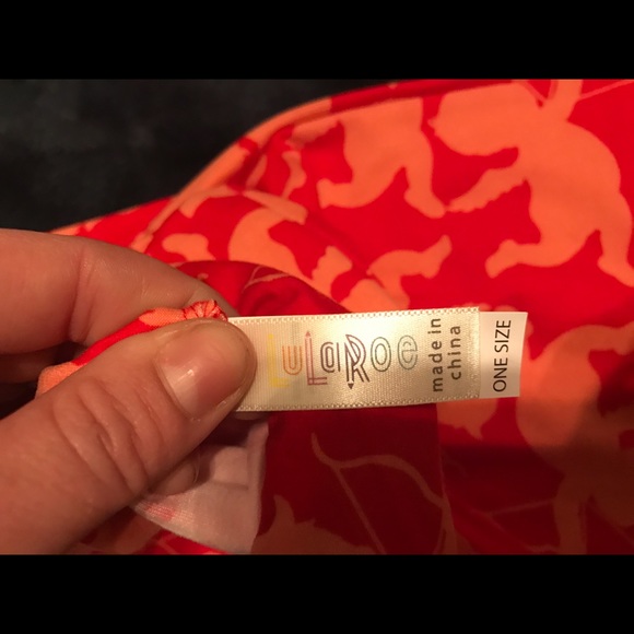 Lularoe OS Cupid Leggings - Picture 2 of 2