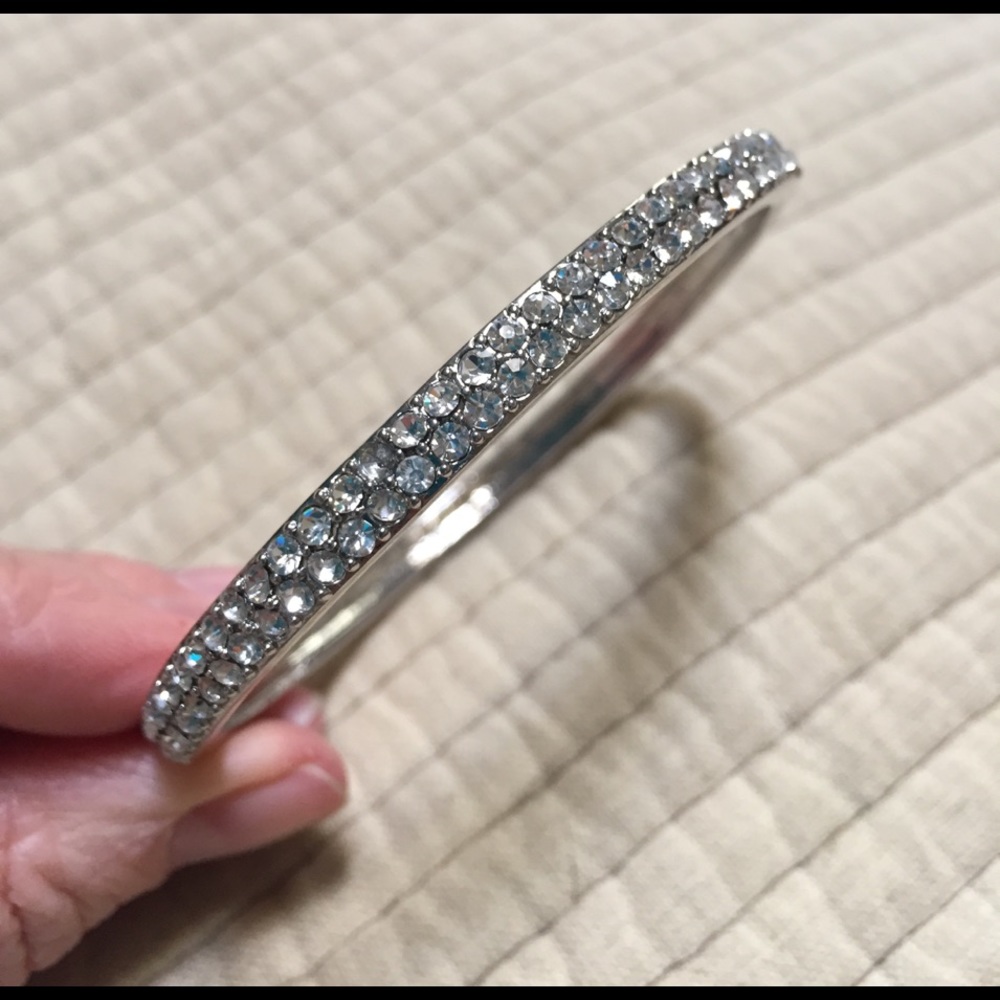 Bracelet silver rhinestone sparkly